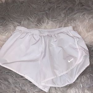 White Nike Dri-fit shorts